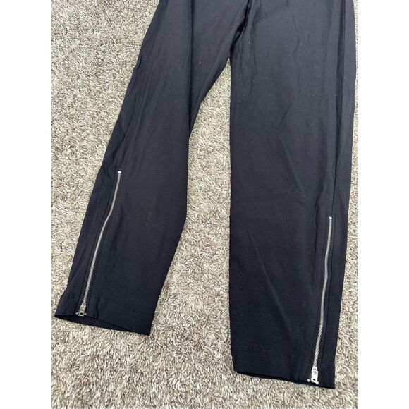 Athleta Mod Trekki Crop Ankle Slim Leg Pants Black Zippers Stretch Gorpcore 2 - Picture 10 of 11